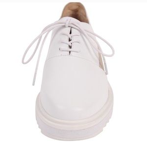 Claetyn Wood Leather Platform Oxford 8.5 EUC